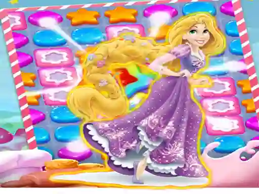 Játék Princess Rapunzel Match3 online
