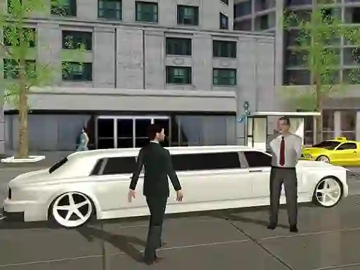 Játék Limo Taxi Driving Simulator: Limousine Car Games online