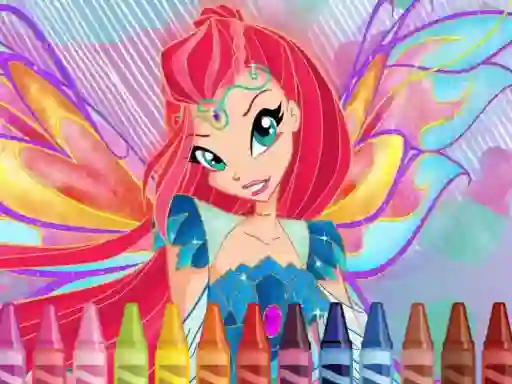 Játék Winx Coloring online