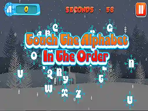 Játék Touch the Alphabet in the Order online