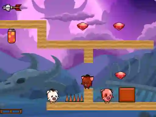 Játék Pig Bros Adventure online