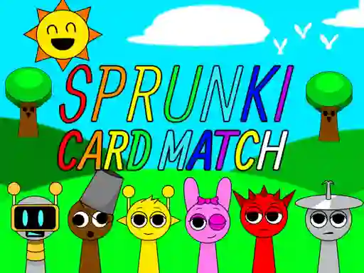Játék Sprunki Card Match online