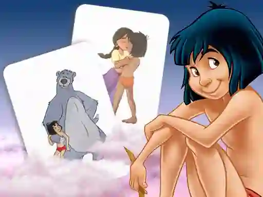 Játék Mowgli Memory card Match online