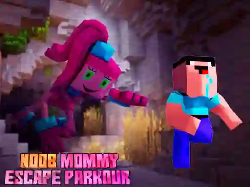 Játék Noob Mommy Escape Parkour online
