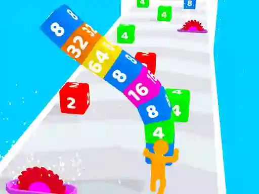 Játék Cube Stack 2048 online