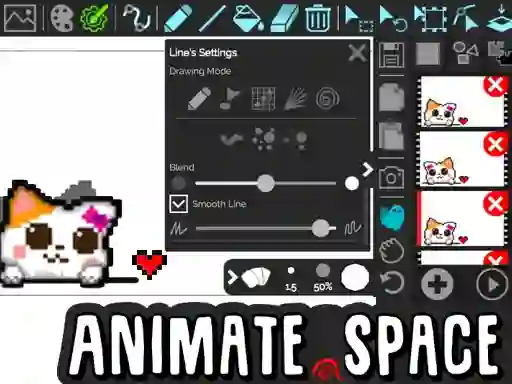 Játék Animate Space online