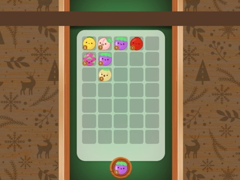 Játék Kocka puzzle gyümölcsök online