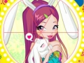Játék Winx nyuszi stílus: kerek puzzle  online