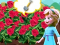Játék Cold Heart: Elsa nő rózsák  online