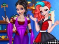 Játék Elsa és Anna Cosplay  online