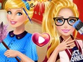 Játék Hamupipőke és Barbie rivalizálása  online
