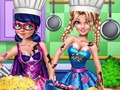 Játék Super Hero főzőverseny  online