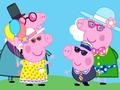 Játék Peppa Pig: családi öltöztetős  online