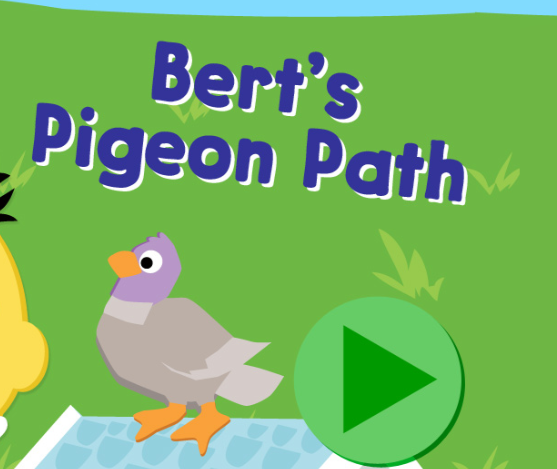 Játék 123 Sesame Street: Bert galamb útja online