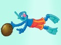 Játék 123 Sesame Street: Víz alatti mosogató vagy úszó  online