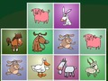 Játék Farm állatok, amelyek megfelelnek a rejtvényeknek  online
