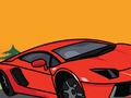 Játék Lamborghini színező könyv  online