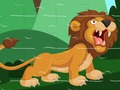 Játék Erős Lions Jigsaw  online