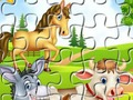 Játék Farm Animals Puzzle  online