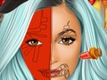 Játék Kylie Jenner: A Halloween arcfestés művészete  online
