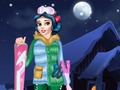 Játék Princess téli síelés  online