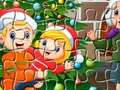 Játék Xmas ünneplés kirakós játék  online
