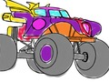 Játék Monster Truck kifestőkönyv  online
