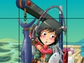 Játék Halász csúszó puzzle  online