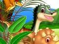 Játék Dino csúszó rejtvények  online