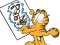 Játék Garfield összeköti a pontokat  online