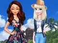 Játék Szárazföld vs. tenger: Moana vs. Elsa  online
