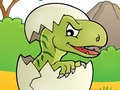 Játék Dino színező játék  online
