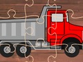 Játék Gyerekek teherautó puzzle  online