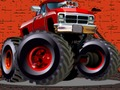 Játék Őrült Monster Trucks Puzzle  online