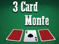 Játék 3 Kártya Monte  online