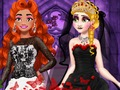Játék Princess fekete esküvői ruha  online