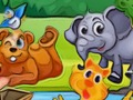Játék Állati puzzle gyerekek játékok online
