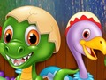 Játék Dinoszauruszok kifestőkönyv  online