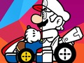 Játék Mario vezetési kifestőkönyv  online