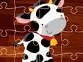 Játék Rajzfilm Farm állatok puzzle  online