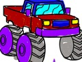 Játék Vissza az iskolába: Monster Truck színezés  online