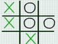 Játék Tic Tac Toe papír jegyzet  online