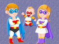 Játék Super Hero Family kirakós játék  online