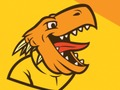 Játék Dinoszaurusz harcos színezés  online
