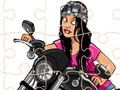Játék Őrült motorosok Jigsaw online