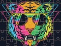 Játék Retro Animal kirakós játék  online