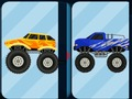 Játék Extrém Monster Trucks memória  online