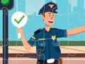 Játék Szuper rendőrségi kirakós játék  online