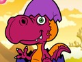Játék Jégkorszak vicces dinoszauruszok színezés  online