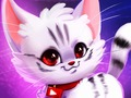 Játék Aranyos Kitty Színezés  online